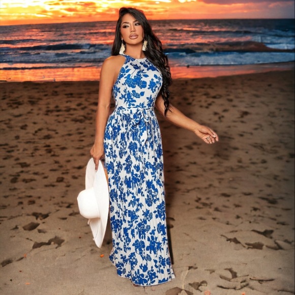 Shein Floral Maxi Dress Size 12 - Picture 5 of 9